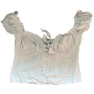 Princess Polly Blue Crop top